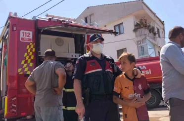 İnegöl’de yumurta deposunda yangın: Minik Huzeyfe’nin gözyaşları yürek burktu 