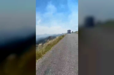 İpsala’da mera yangını: İtfaiye seferber oldu 