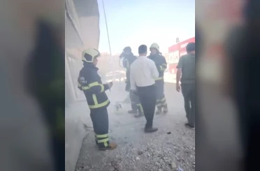 İş merkezindeki korkutan yangında 2 kişi hastaneye kaldırıldı 