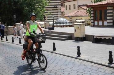 İş yerini kapatan gezgin, bisikletiyle Türkiye’yi turluyor
