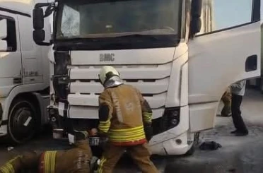 İskenderun’da tır yangını 