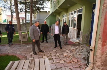 İsmetpaşa Camii’nin çevresinde çalışmalar başladı 