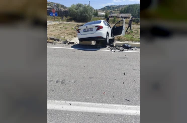 Isparta-Konya yolundaki trafik kazasında 1 kişi yaralandı