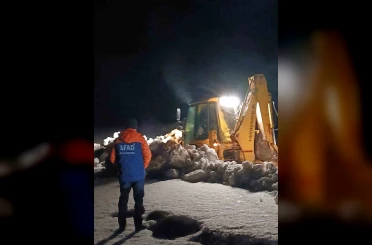 Isparta’da karla kaplı yaylada mahsur kalan 2 kişi kurtarıldı 