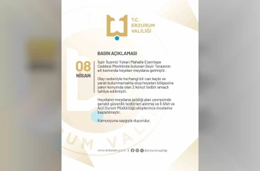 İspir’de korkutan heyelan: 2 konut tahliye edildi 