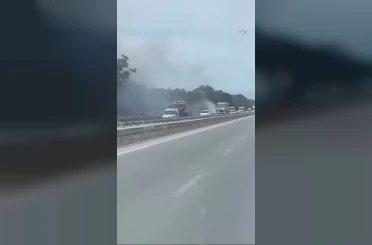 İzmir-Bursa kara yolunda alevler korkuttu 