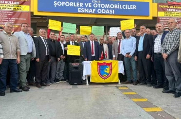 İzmir Şoförler ve Otomobilciler Esnaf Odası, korsan taşımacılığa karşı ses yükseltti 