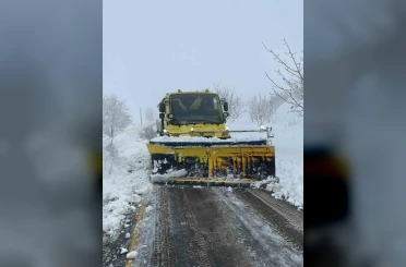 İzmir’de mayısta kar manzarası 