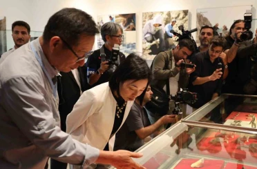 Japonya Altes Prensesi Mikasa, Kırşehir’de Kalehöyük Arkeoloji Müzesi’ni gezdi 