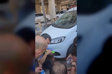 Kafasına inşaattan tuğla düşen şahıs yaralandı 