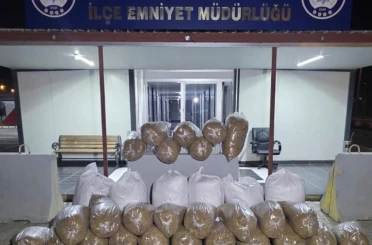 Kahramanmaraş’ta 449 kilogram kaçak tütün ele geçirildi 
