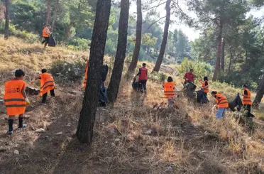 Kahramanmaraş’ta çevre temizliği
