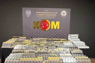 Kahramanmaraş’ta kaçak sigara ve tütün operasyonu 