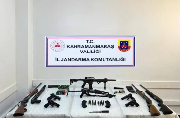 Kahramanmaraş’ta silah ve mühimmat ele geçirildi: 2 kişi tutuklandı 