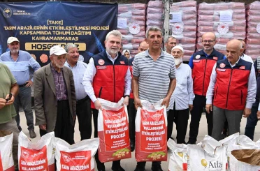 Kahramanmaraş’ta üreticilere 47 ton soya tohumu 