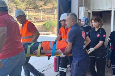 Kahramanmaraş’ta yangın ve kurtarma tatbikatı 