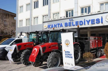 Kahta Belediyesi’nin araç filosu güçleniyor 