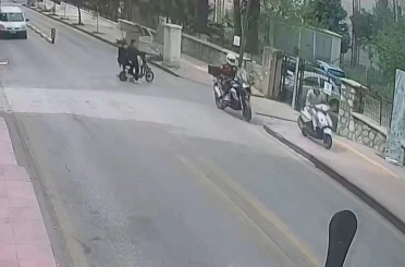 Kaldırımdan kaçtı, 500 bin liradan oldu 