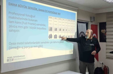 Kameralar cebe girdi: Fotoğraf tutkunlarına cep telefonu eğitimi veriliyor 