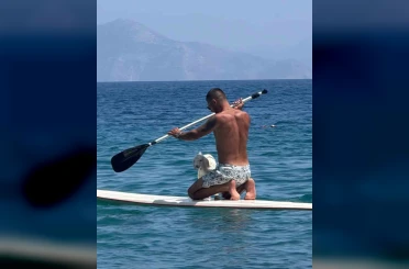 Kanodaki keçi yavrusu ilgi odağı oldu 