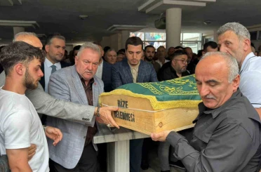 Kansere yenik düşen ilçe başkanı son yolculuğuna uğurlandı 