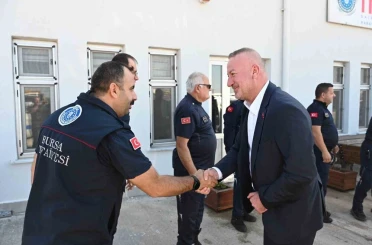 Karabatı: "Kahraman itfaiyecilerimizin her zaman yanındayız" 