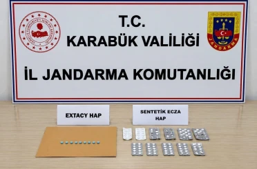 Karabük’te 241 uyuşturucu hap ele geçti