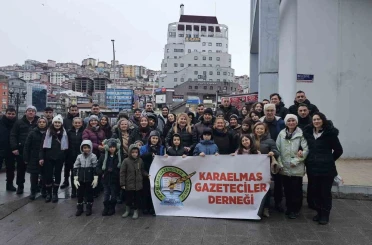 Karaelmas Gazeteciler Derneği’nden 10 Ocak’a özel Keltepe gezisi 