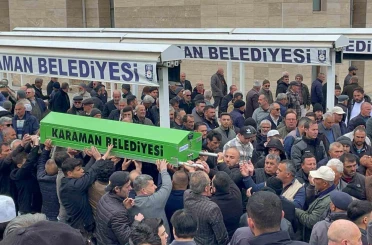 Karaman’da kazada hayatını kaybeden elektrikli bisiklet sürücüsü toprağa verildi 