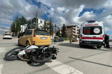 Karaman’da motosiklet kazası: 1 yaralı