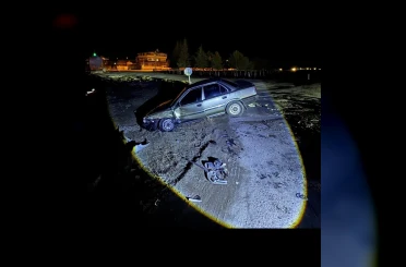 Karapınar’da otomobiller çarpıştı: 2 yaralı