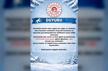 Karlıova’da eğitime 1 gün ara verildi 