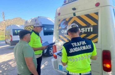 Karpuzlu’da okul servislerine sıkı denetim 