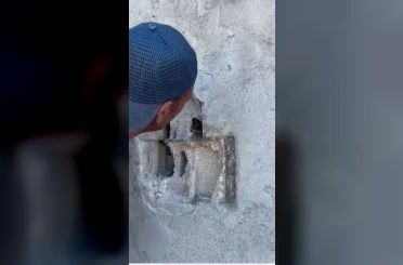 Kars’ta sıva altından gelen ses hayat kurtardı: Usta duvarı kırıp kuş yavrularını kurtardı 