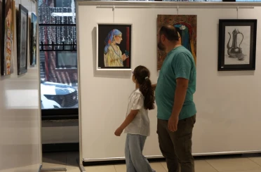 Kartepe’de "Ahenk" resim sergisi sanatseverlerle buluştu 
