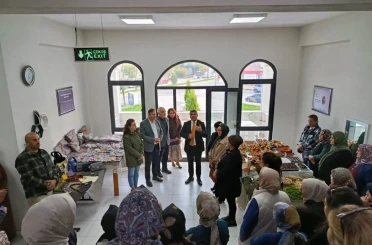 Kartepe’de el emeği ürünler Uras Ege için satıldı 