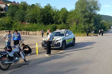 Kastamonu’da çarpışan iki motosikletin sürücüsü yaralandı 