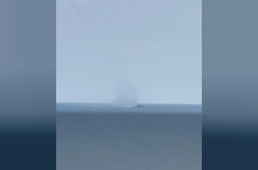Kastamonu’da denizde çıkan hortum kamerada 