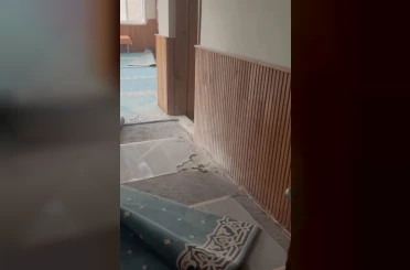 Kastamonu’da düşen yıldırım camiye isabet etti 