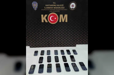 Kastamonu’da kaçak telefon operasyonu: 1 gözaltı 