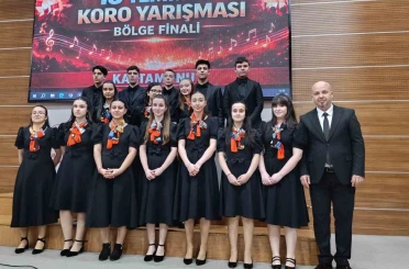 Kastamonulu öğrenciler koro yarışmasının bölge finalinde 1’inci oldu 