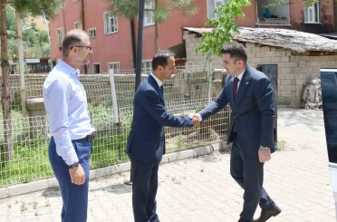 Kaymakam Abdullah Sarı’dan İlçe Millî Eğitim Müdürlüğüne ziyaret 