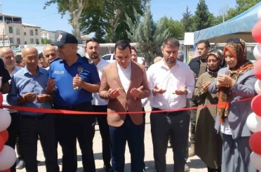 Kaymakam Algın, ADEM yıl sonu sergisine katıldı 