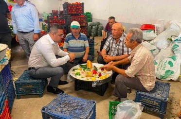 Kaymakam Dalak pazaryerinde esnaf ve vatandaşlarla buluştu 