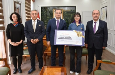 Kaymakam Güldoğan Türkiye Şampiyonunu ağırladı 