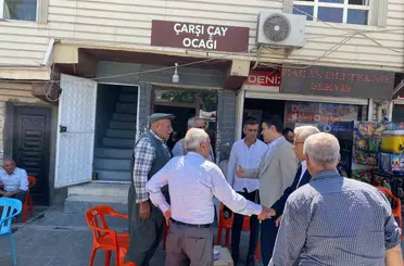 Kaymakam Özer, esnafla bir araya geldi
