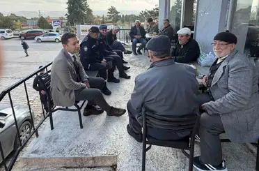 Kaymakam Yıldırım ve Ahat vatandaşların talep ve beklentilerini dinledi
