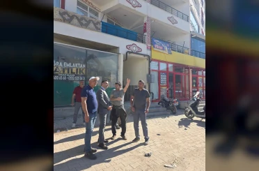 Kaymakamı Algın, yıkım çalışmalarını inceledi 