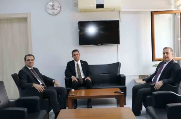 Kaymakamlardan Kaymakam Yıdız’a ’hayırlı olsun’ ziyareti 