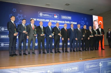 Kayseri OSB Başkanı Yalçın’a Sanayi ve Teknoloji Bakanı Kacır’dan ödül 
